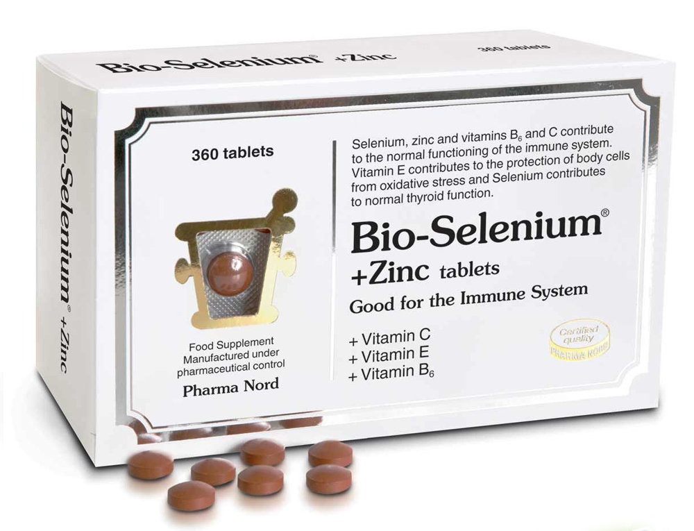 Pharma Nord Bio Selenium 100ug + Zinc  360 tabs